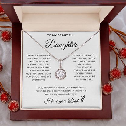 To My Beautiful Daughter - Eternal Hope Necklace