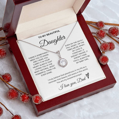 To My Beautiful Daughter - Eternal Hope Necklace