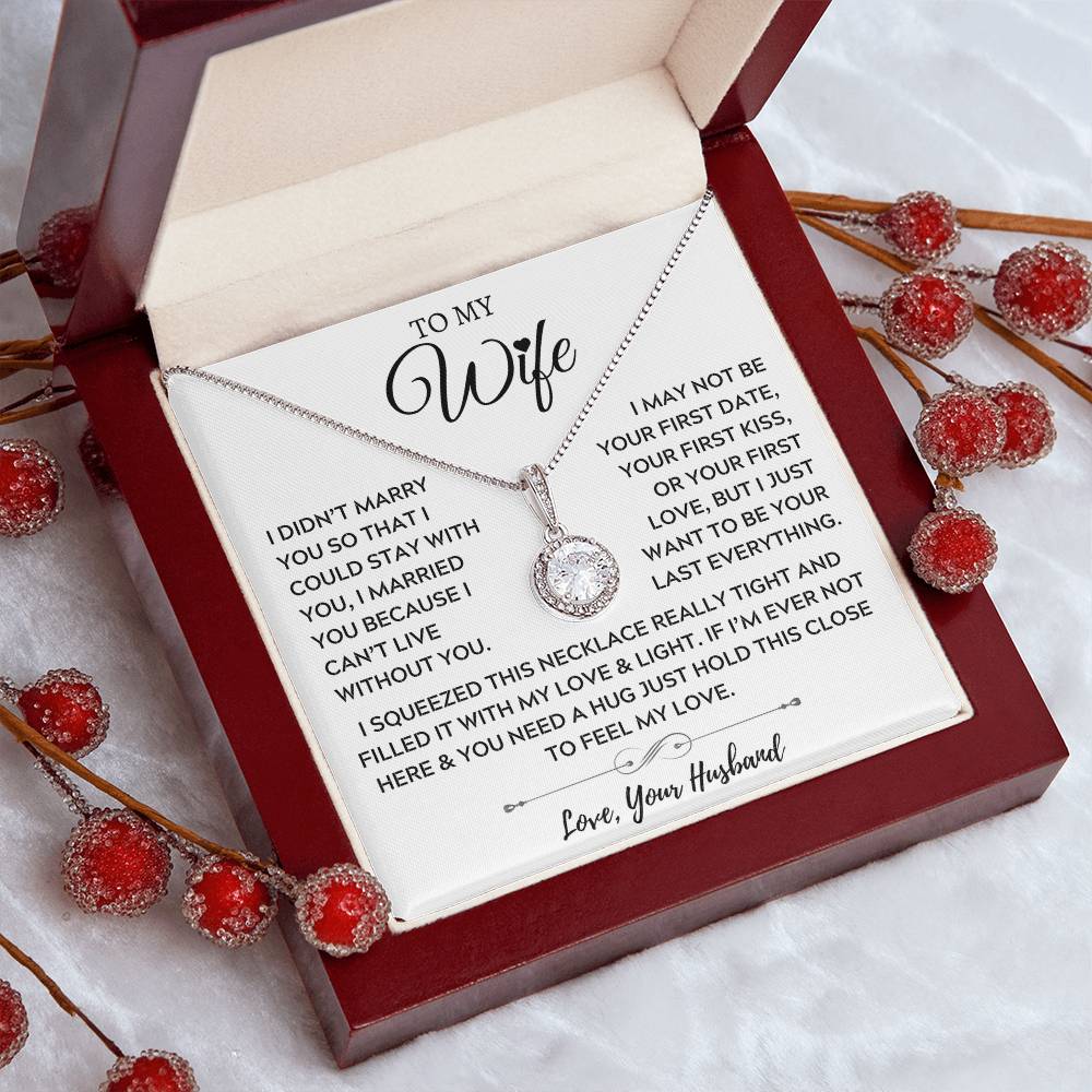To My Wife, My Forever and Always - Eternal Hope Necklace