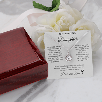 To My Beautiful Daughter - Eternal Hope Necklace
