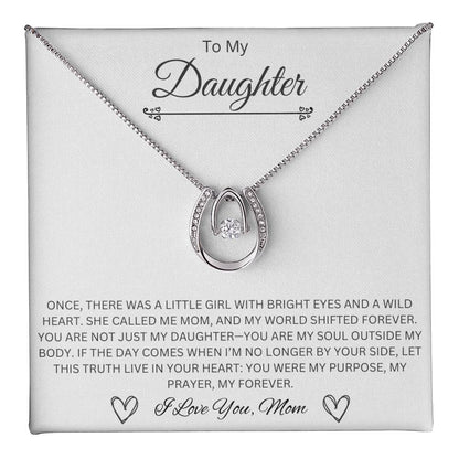To My Daughter - Lucky In Love Necklace