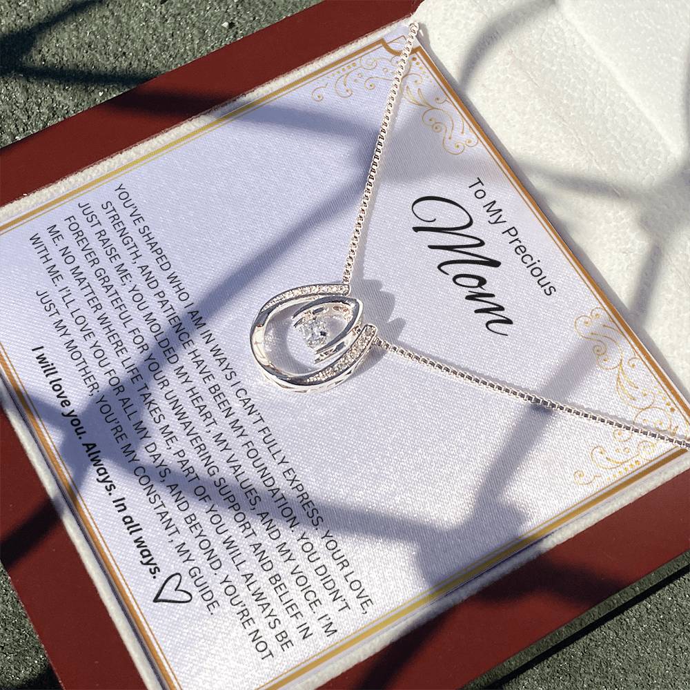 To My Precious Mom - Lucky In Love Necklace