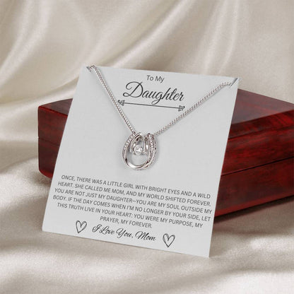To My Daughter - Lucky In Love Necklace