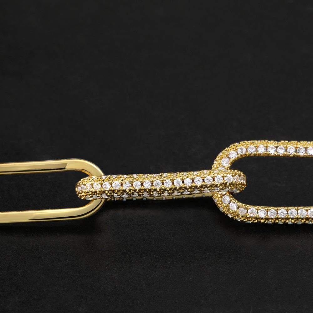 To My Precious Mom, CZ Paperclip Chain Necklace