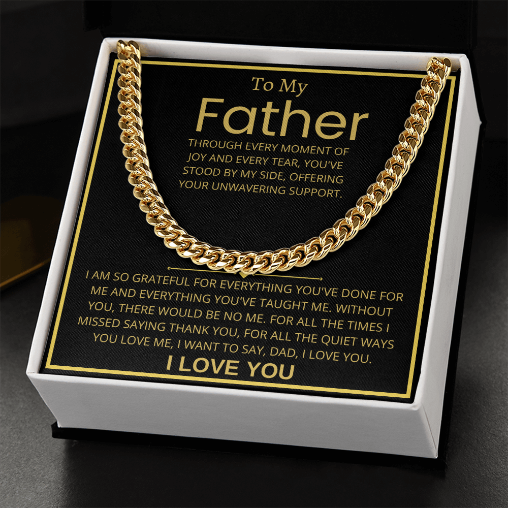 To My Father, Cuban Link Chain