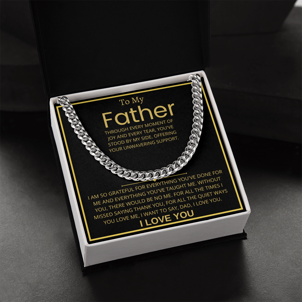To My Father, Cuban Link Chain