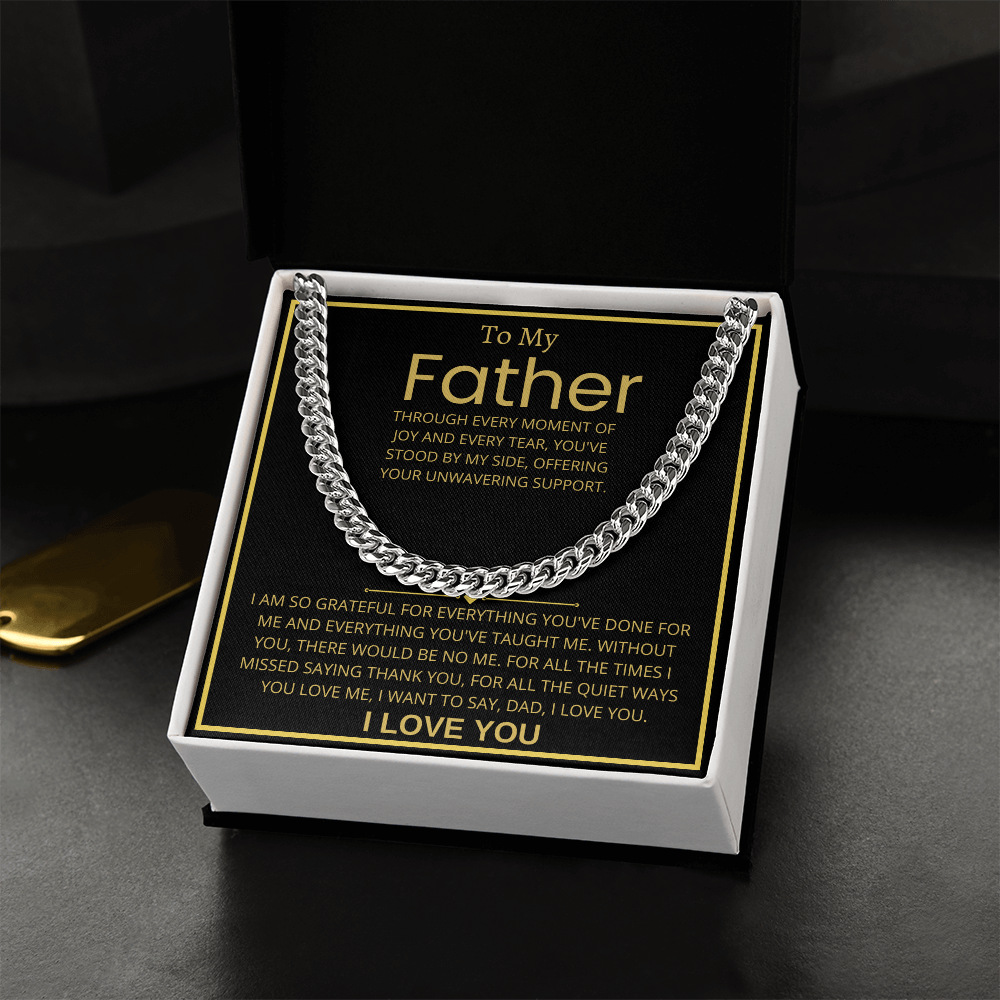To My Father, Cuban Link Chain
