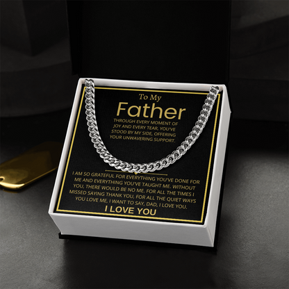 To My Father, Cuban Link Chain