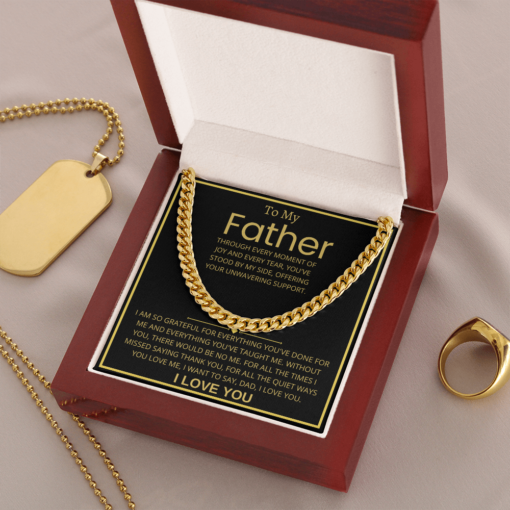 To My Father, Cuban Link Chain