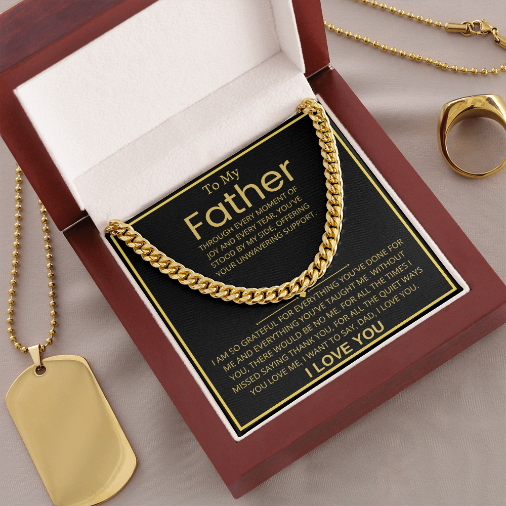 To My Father, Cuban Link Chain