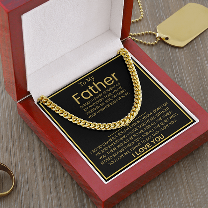 To My Father, Cuban Link Chain