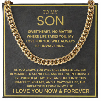 I Love You Now & Forever, Cuban Link Chain