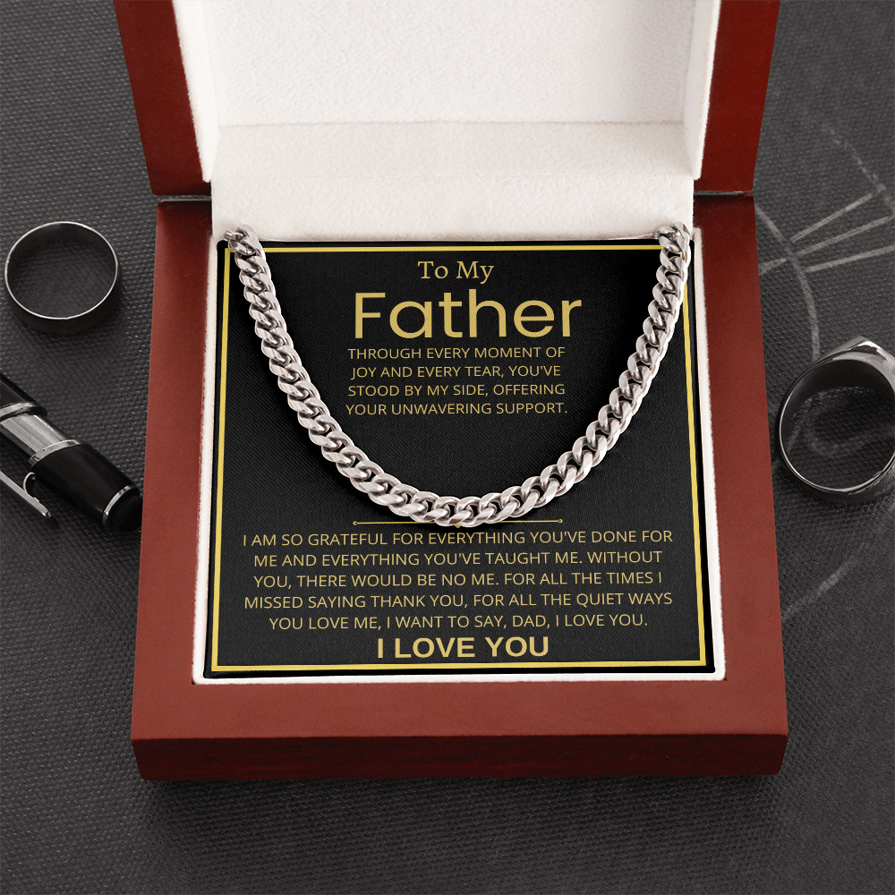 To My Father, Cuban Link Chain