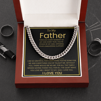 To My Father, Cuban Link Chain