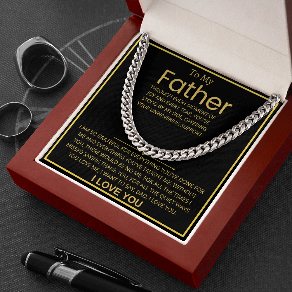 To My Father, Cuban Link Chain