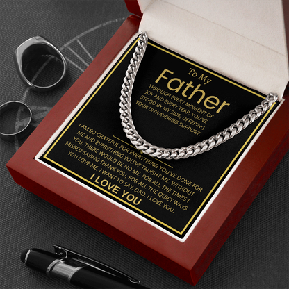 To My Father, Cuban Link Chain