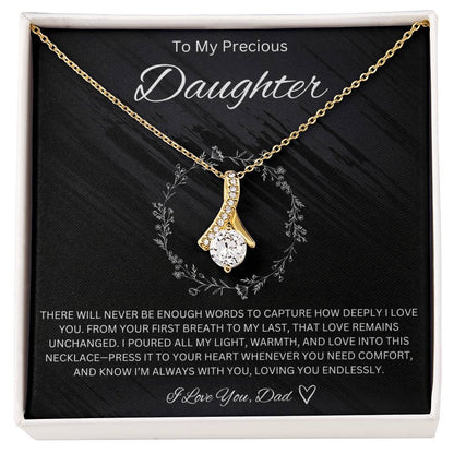 I Love You, Dad <3 - Alluring Beauty Necklace