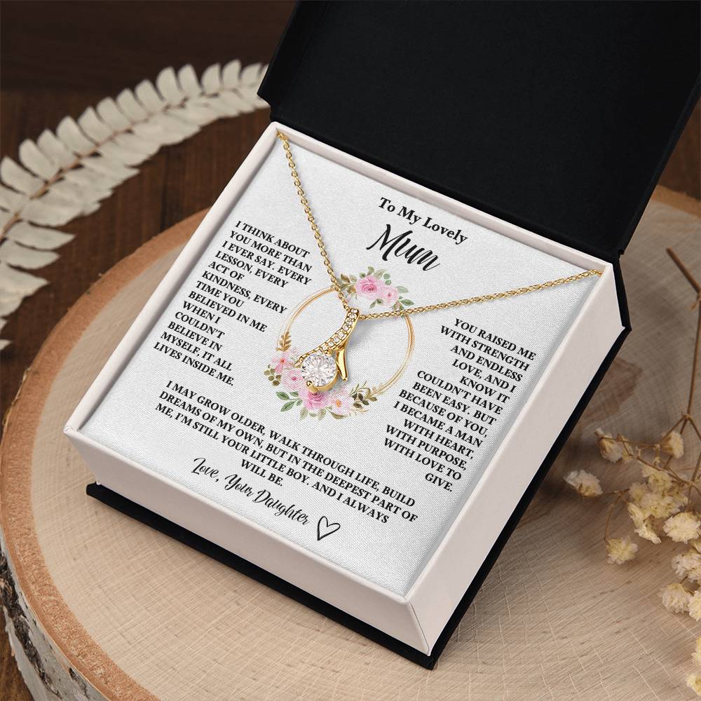 To My Lovely Mum - Alluring Beauty Necklace