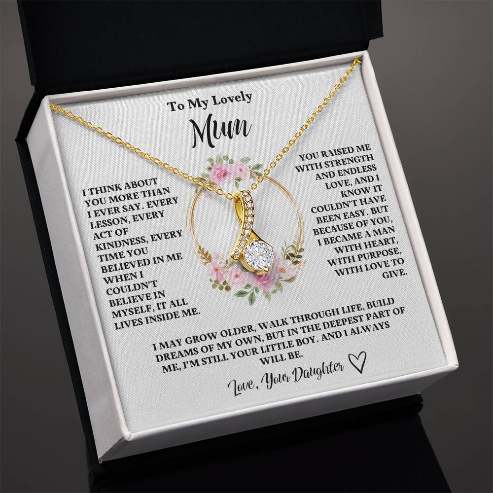 To My Lovely Mum - Alluring Beauty Necklace