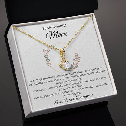 Love, Your Daughter - Alluring Beauty Necklace