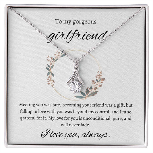To My Gorgeous Girlfriend - Alluring Beauty Necklace