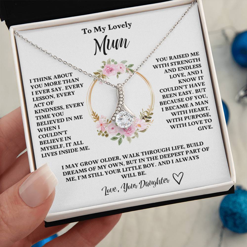 To My Lovely Mum - Alluring Beauty Necklace