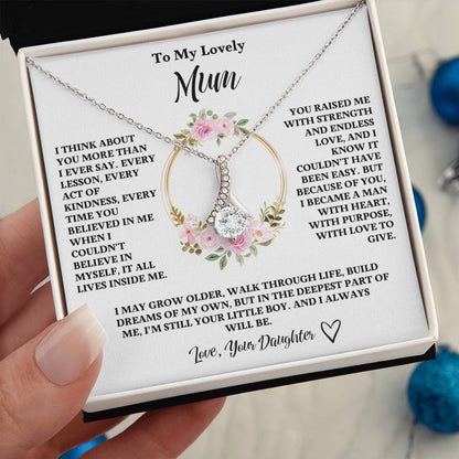 To My Lovely Mum - Alluring Beauty Necklace