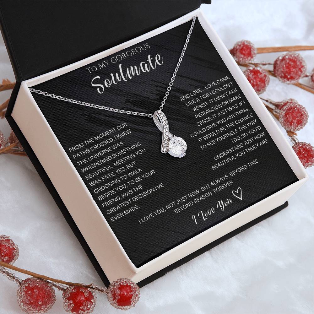 To My Gorgeous Soulmate - Alluring Beauty Necklace