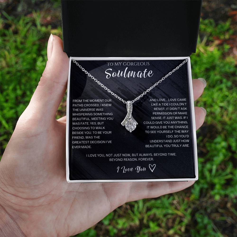To My Gorgeous Soulmate - Alluring Beauty Necklace