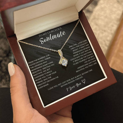 To My Gorgeous Soulmate - Alluring Beauty Necklace