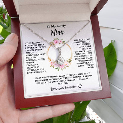 To My Lovely Mum - Alluring Beauty Necklace