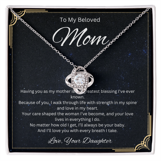 I Will Love You Forever - Love knot Necklace