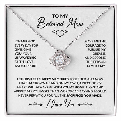 I Love You - Love knot Necklace