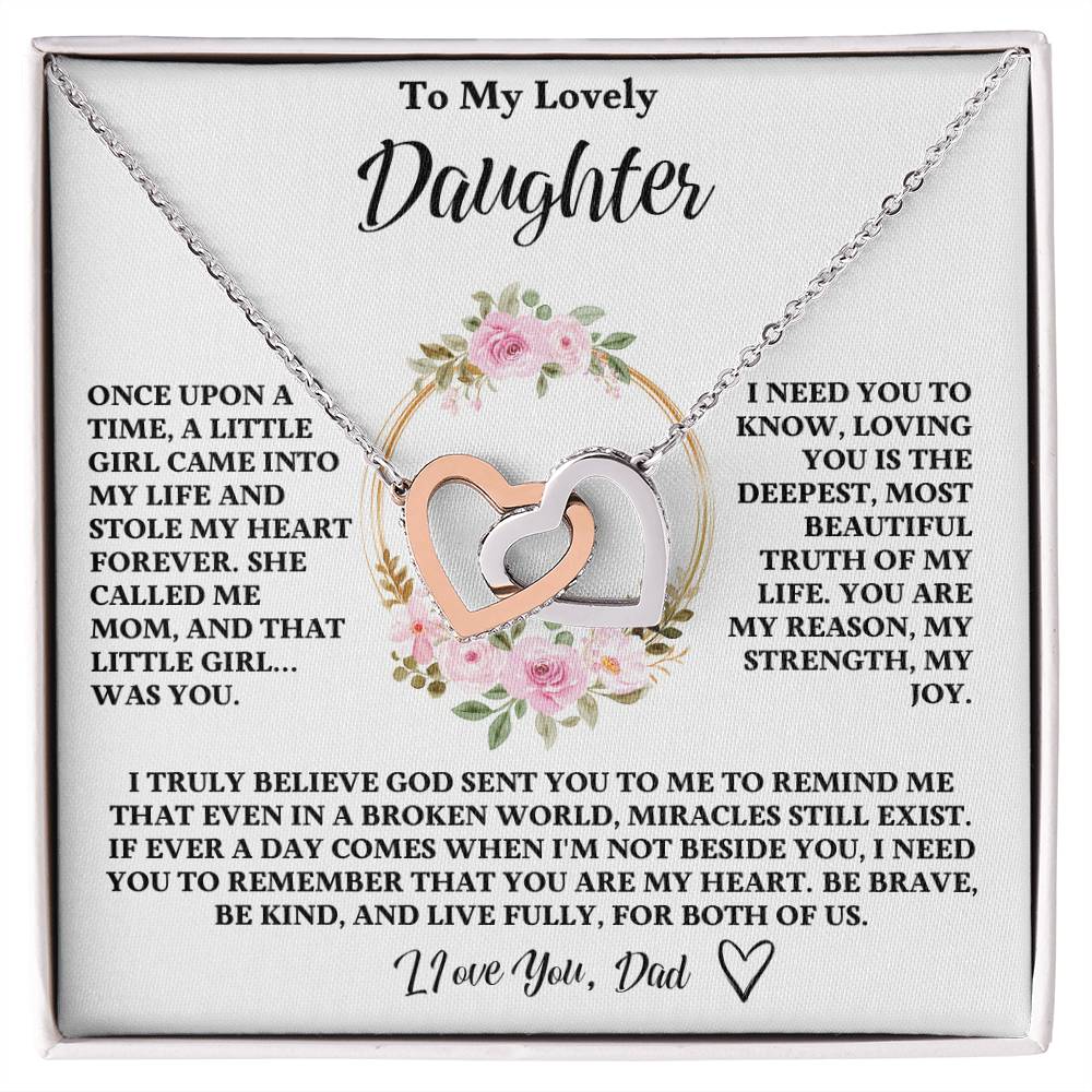 I Love You, Dad <3 - Interlocking Hearts