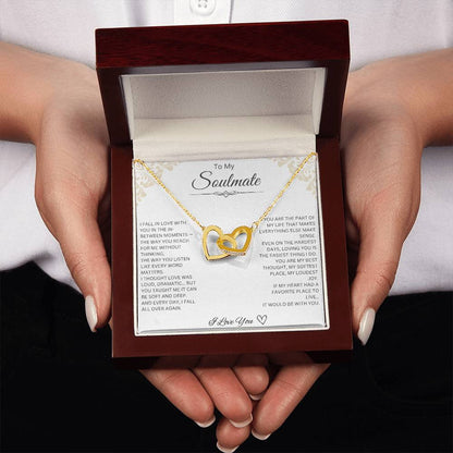 To My Soulmate - Interlocking Hearts