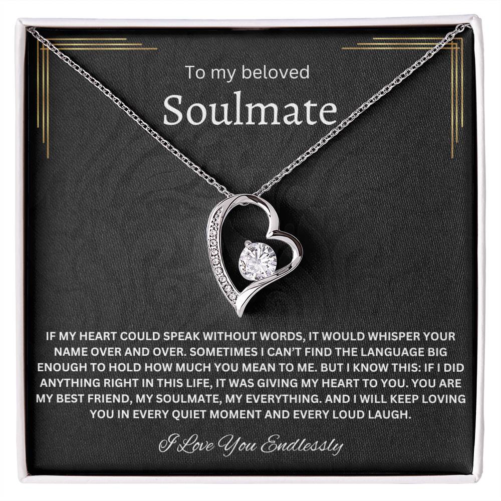 To My Beloved Soulmate - Forever Love Necklace