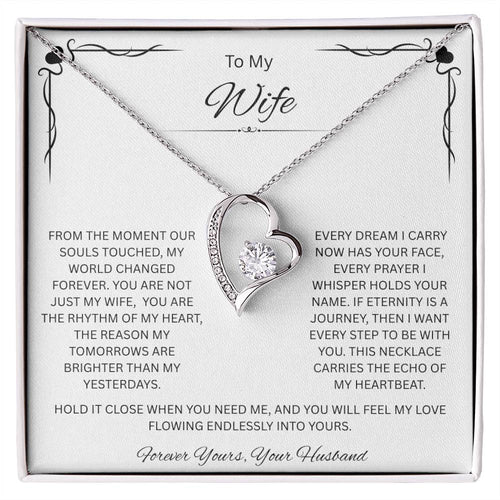 To My Precious Wife, My Greatest Gift - Forever Love Necklace