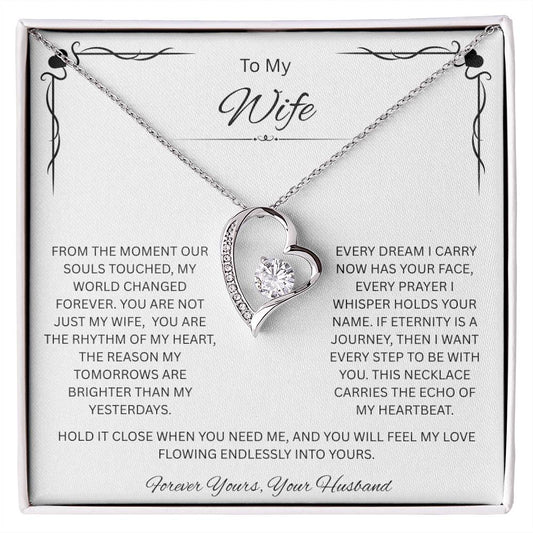 To My Precious Wife, My Greatest Gift - Forever Love Necklace