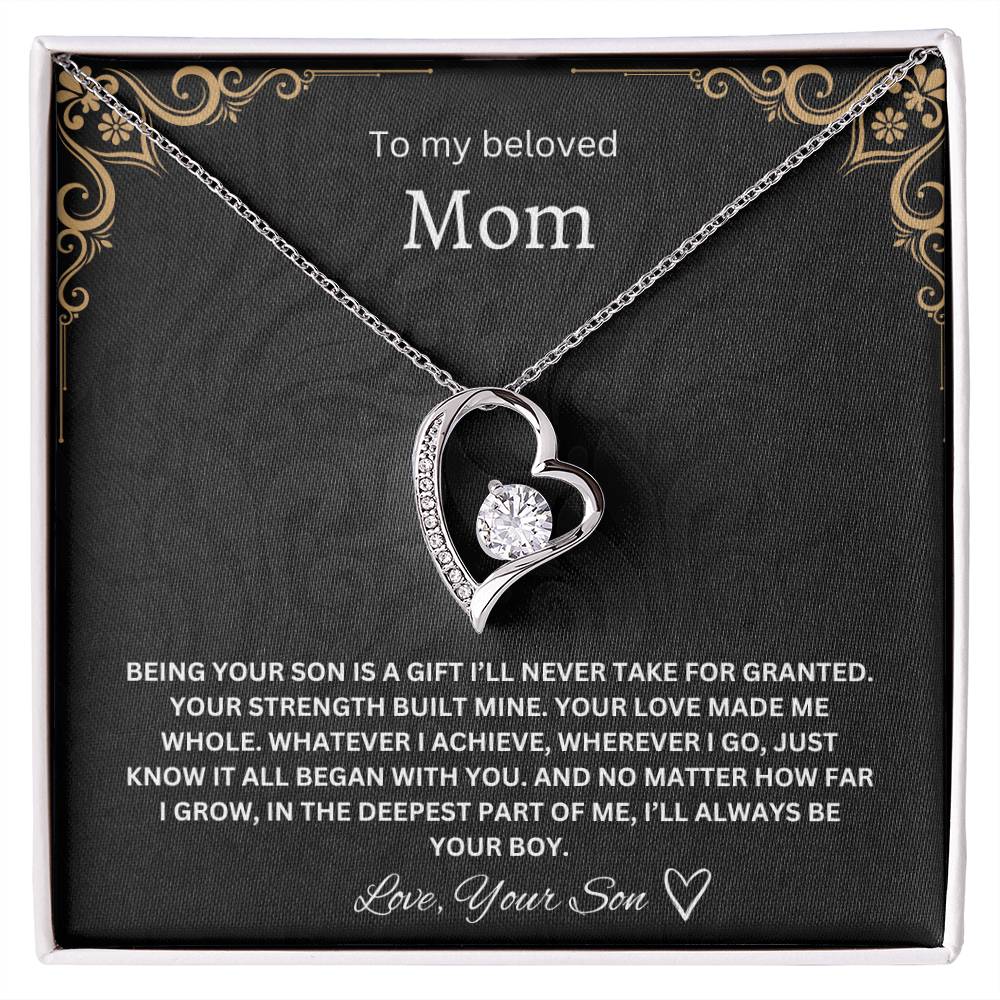 To my Beloved Mom - Forever Love Necklace