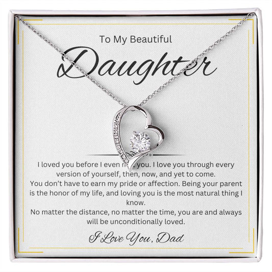 I Love You, Dad - Forever Love Necklace