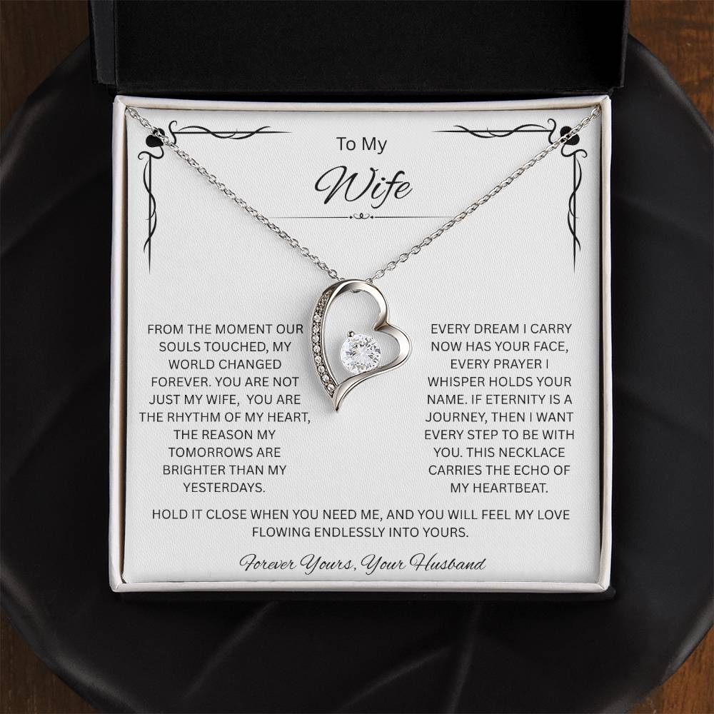 To My Precious Wife, My Greatest Gift - Forever Love Necklace