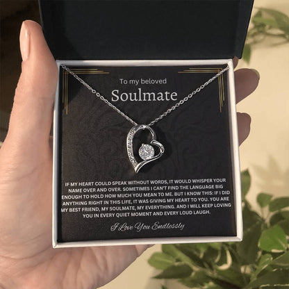 To My Beloved Soulmate - Forever Love Necklace