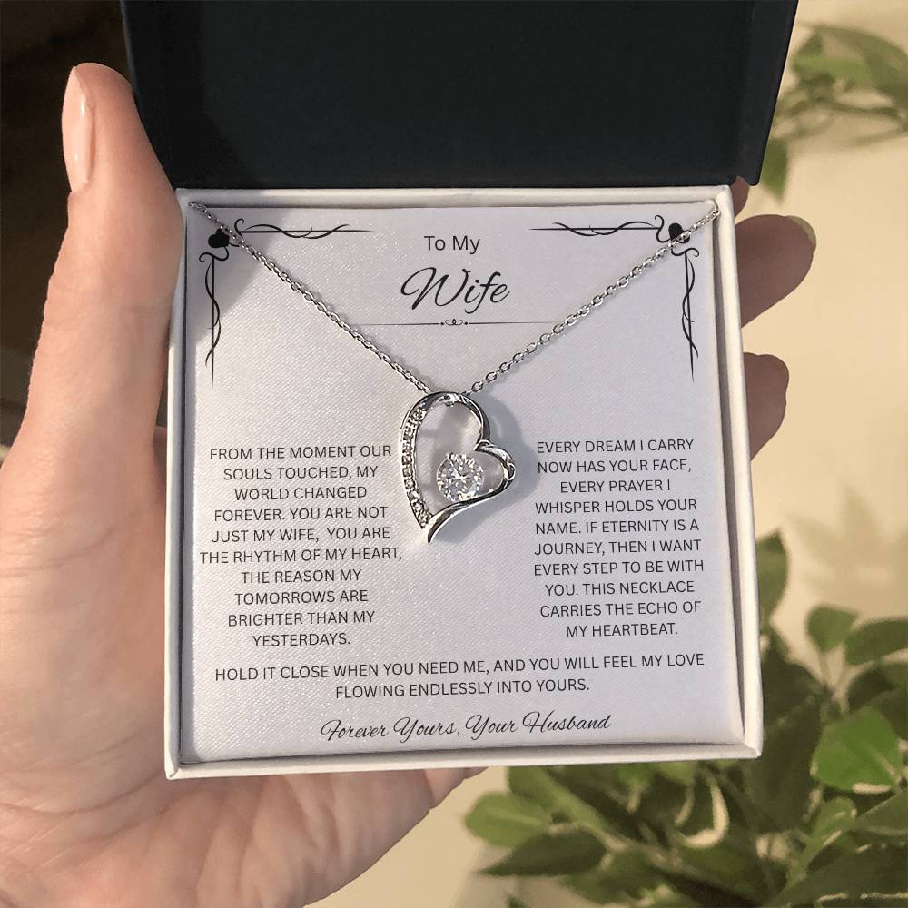 To My Precious Wife, My Greatest Gift - Forever Love Necklace