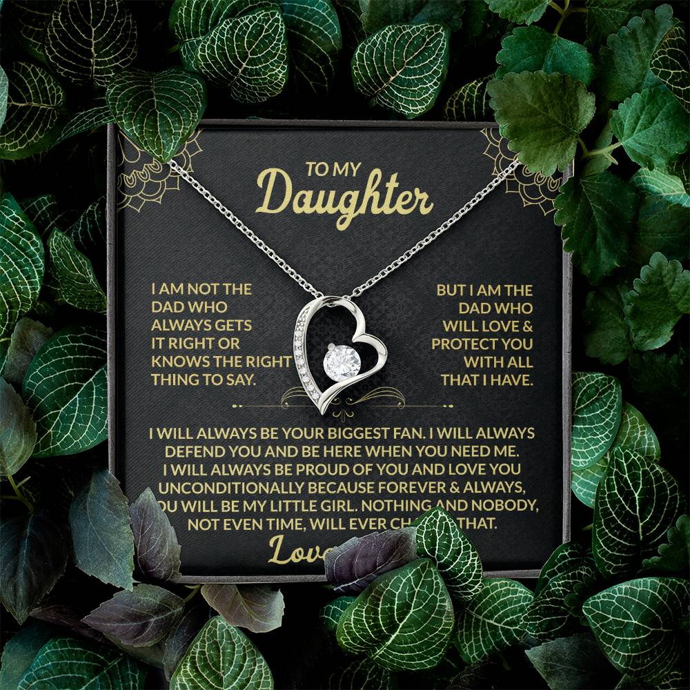 To My Daughter, My Forever Love - Forever Love Necklace