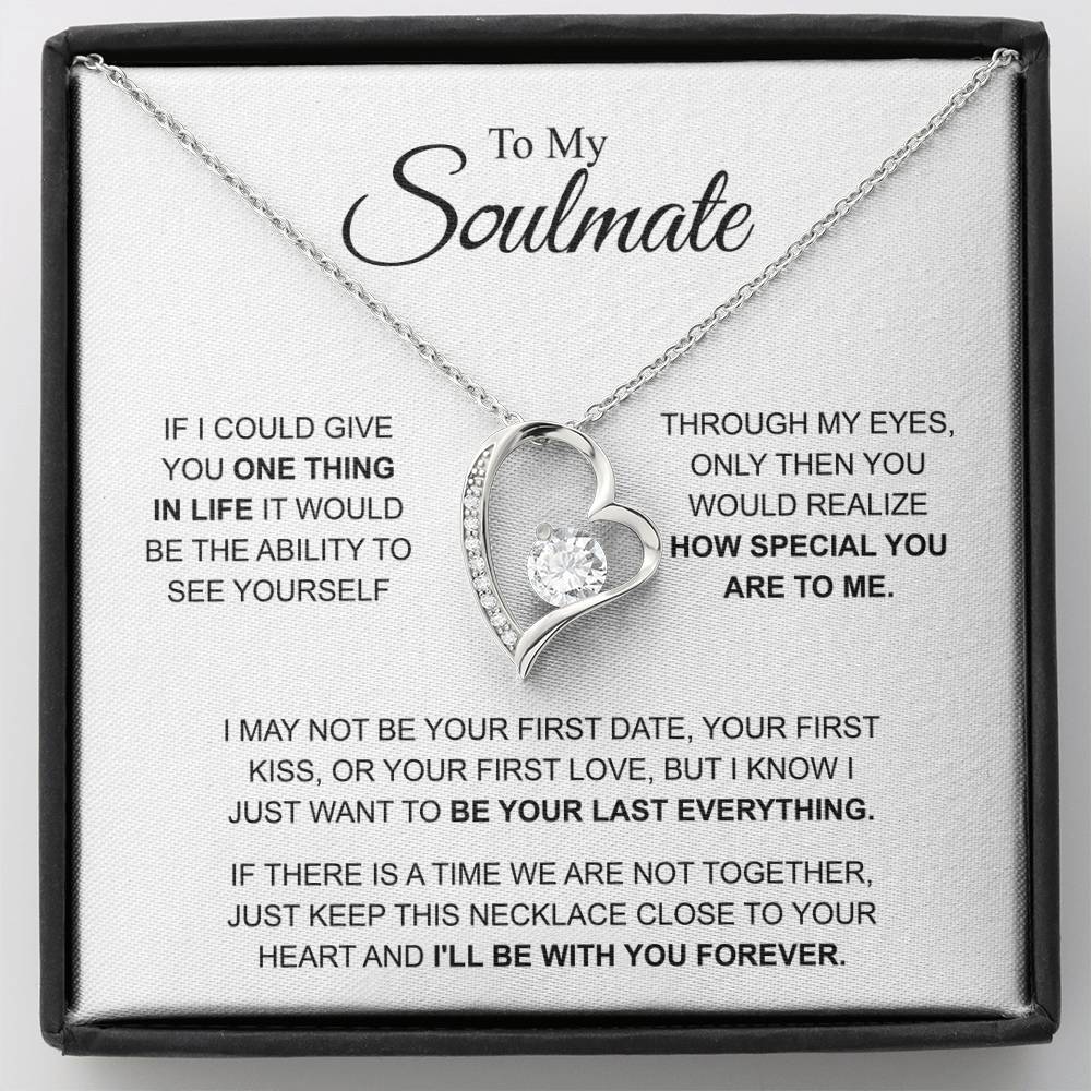 Soulmate - I'LL BE WITH YOU FOREVER - White