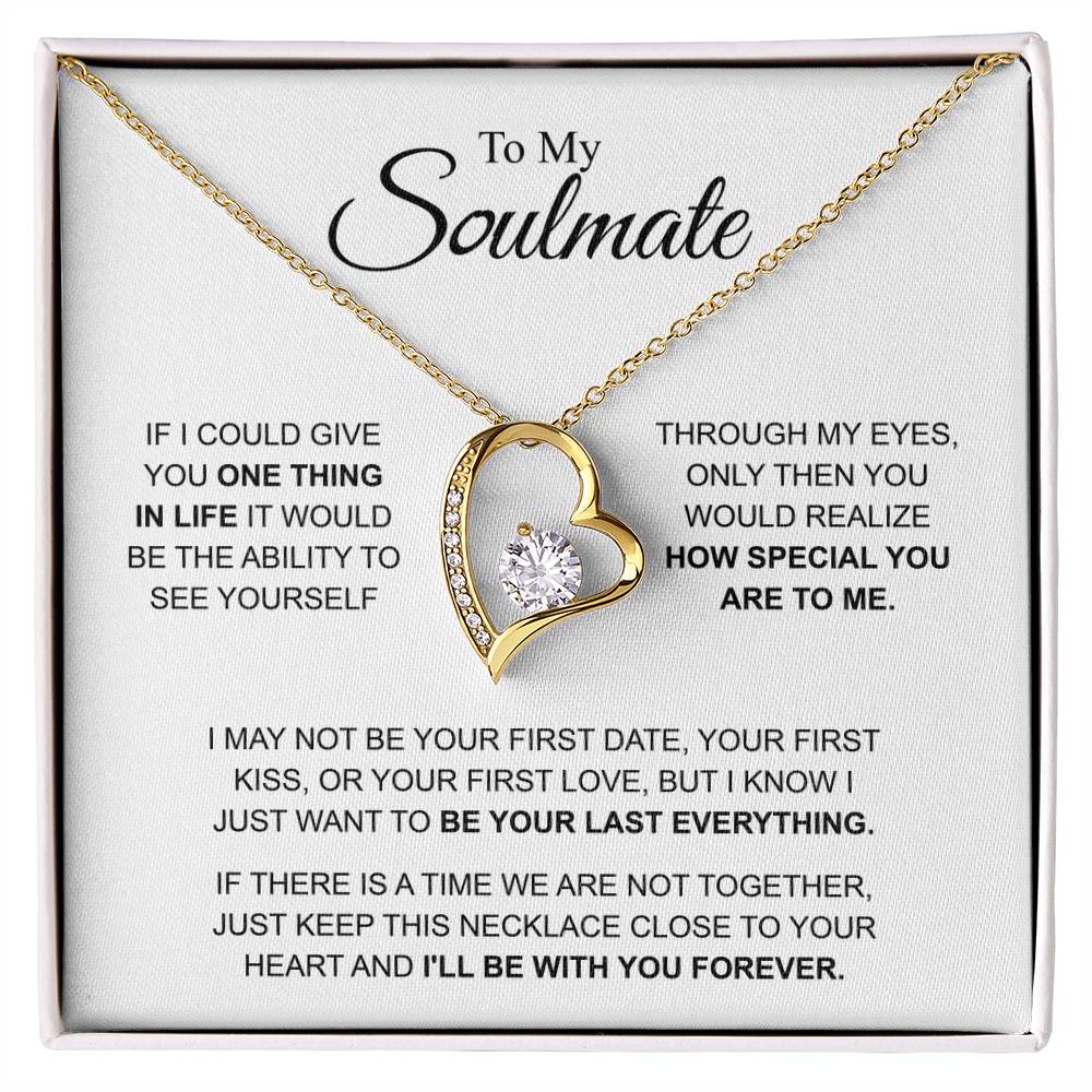 Soulmate - I'LL BE WITH YOU FOREVER - White