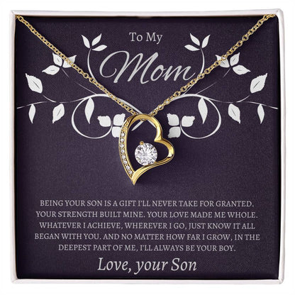 To my Mom - Forever Love Necklace