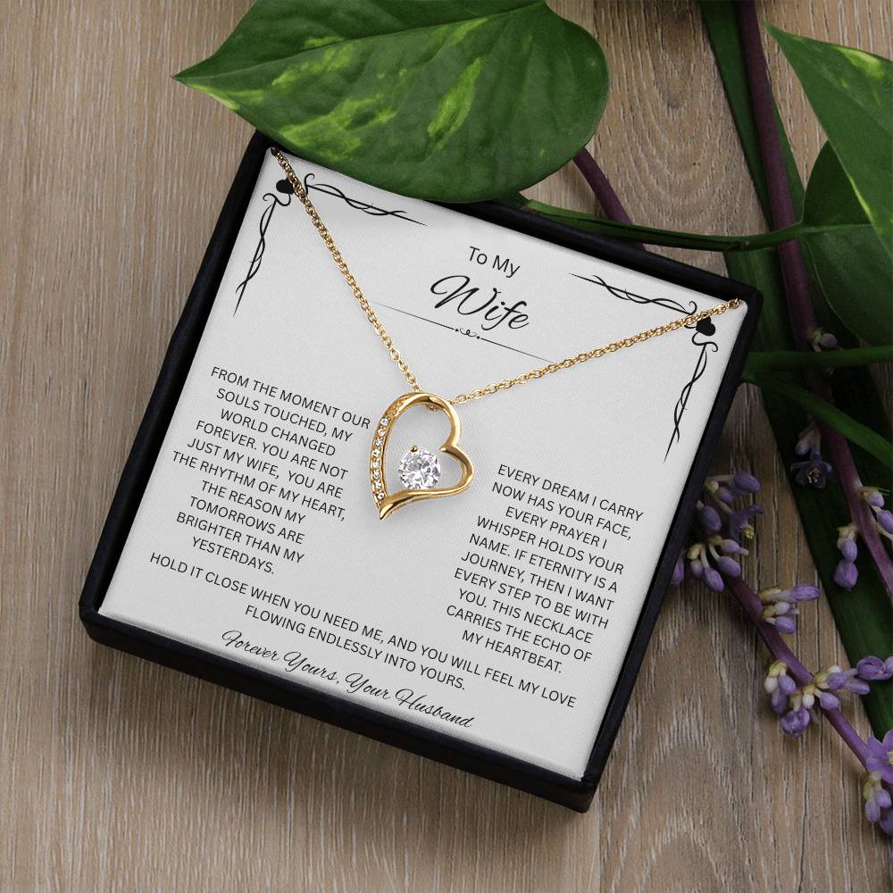 To My Precious Wife, My Greatest Gift - Forever Love Necklace