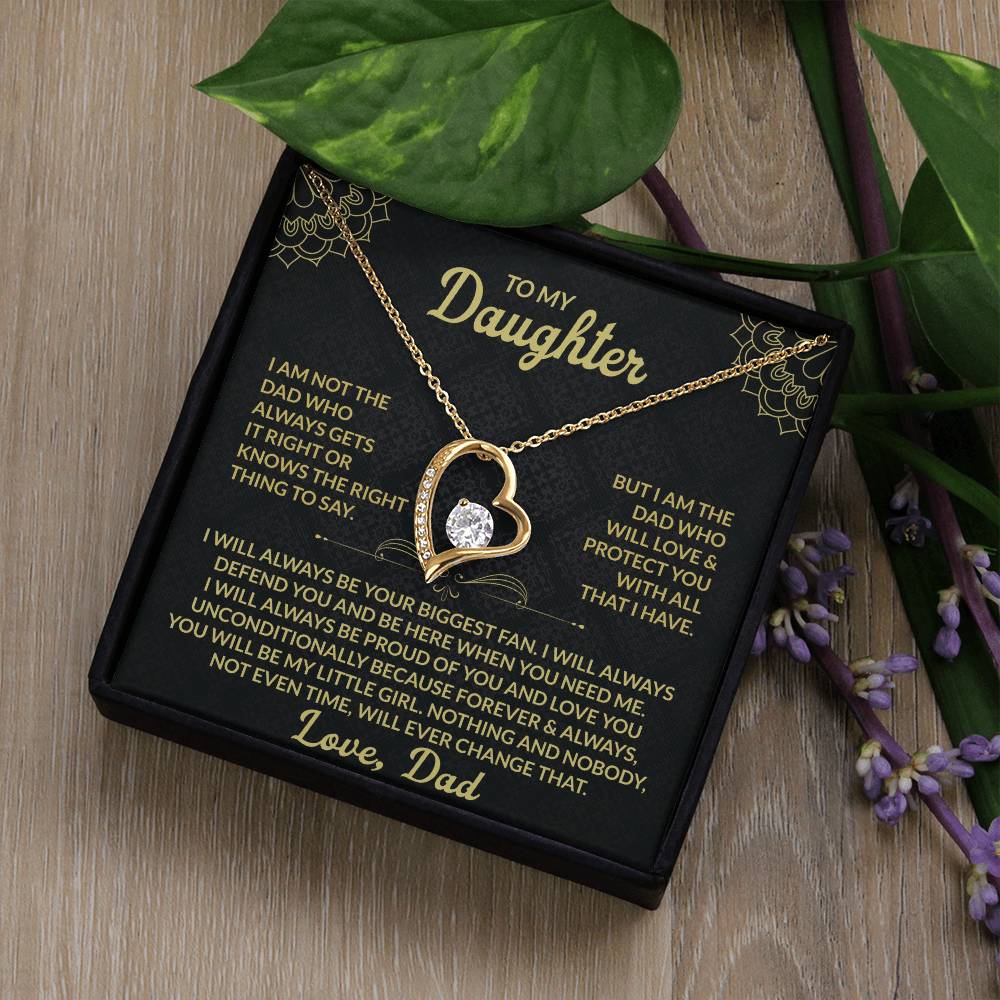 To My Daughter, My Forever Love - Forever Love Necklace