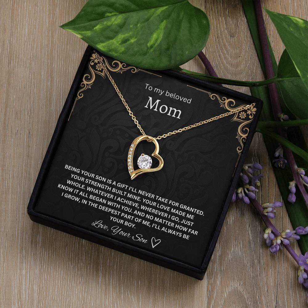 To my Beloved Mom - Forever Love Necklace